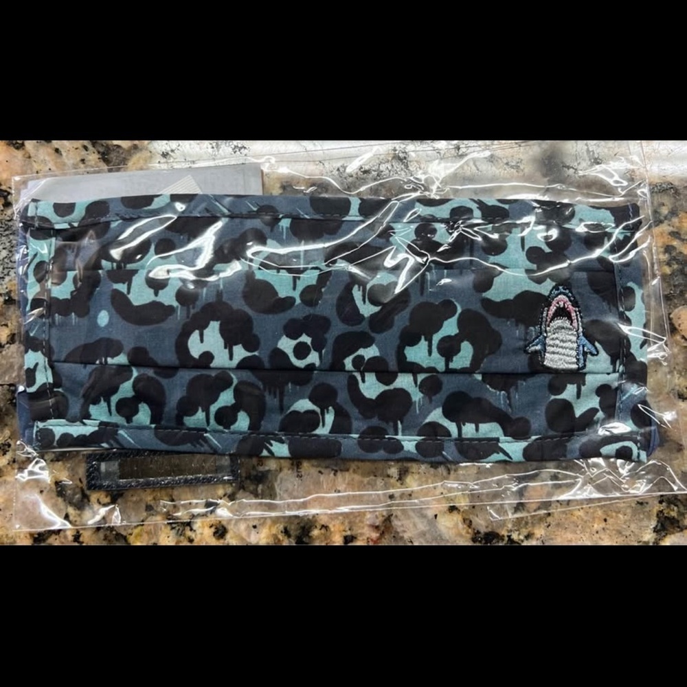 Coach ‘Sharky Wild Beast’ Blue Face Cover NWT